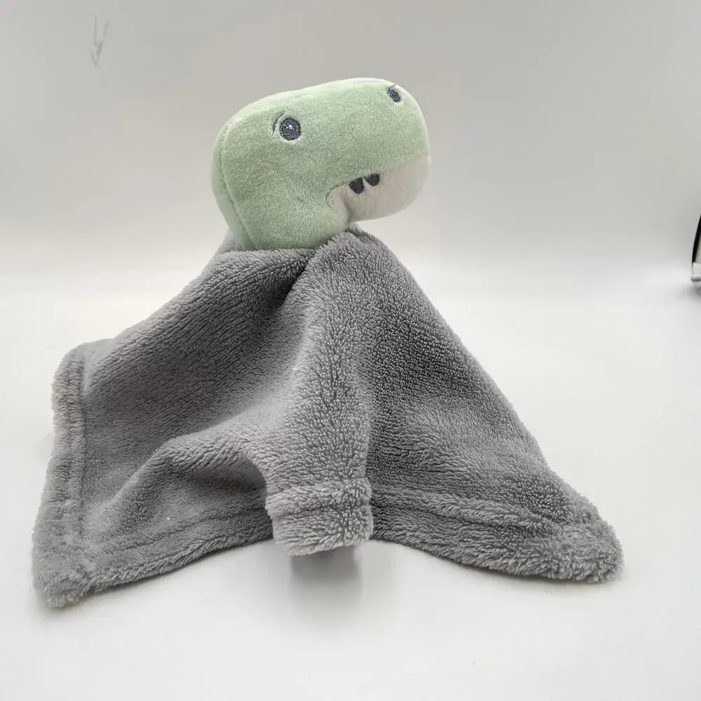 2019 Elle & Jaye Green Dinosaur Lovey Gray Plush 13